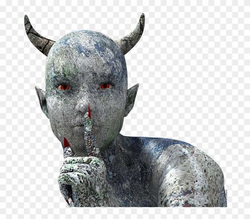 Be Careful Of Satan When He's Sweet And Polite, Warns - Satan Statue Png Clipart #377727