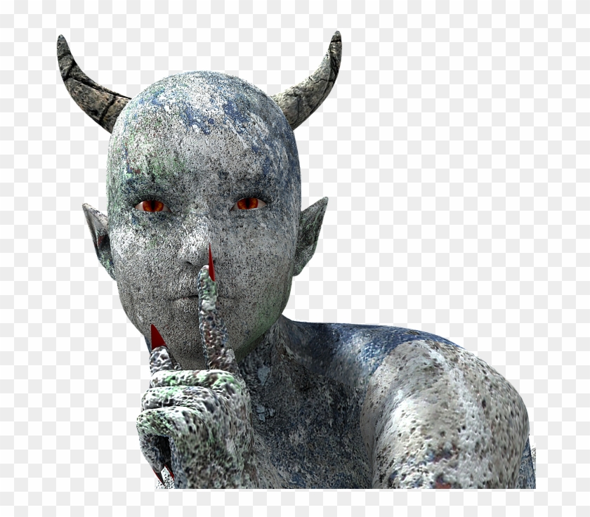 Be Careful Of Satan When He's Sweet And Polite, Warns - Satan Statue Png Clipart