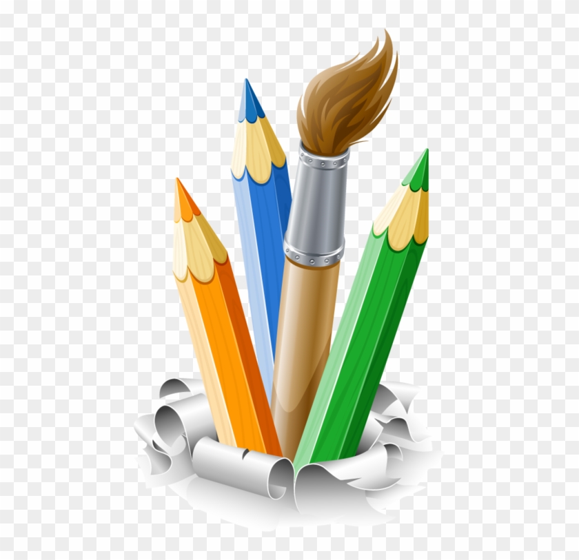 Crayons De Couleurs,articles D Ecole School Clipart, - Print Media Design - Png Download #377950