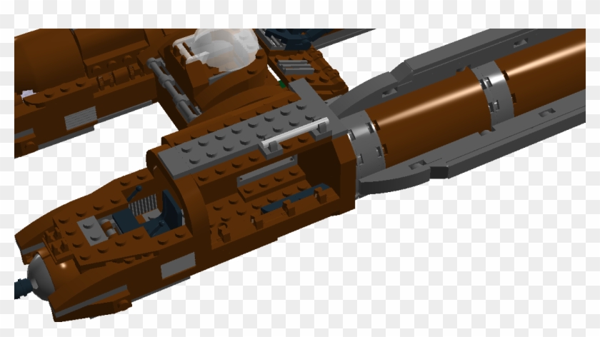 Here You See The Cockpit And The Port Astromech Bay - Spaceplane Clipart #377990