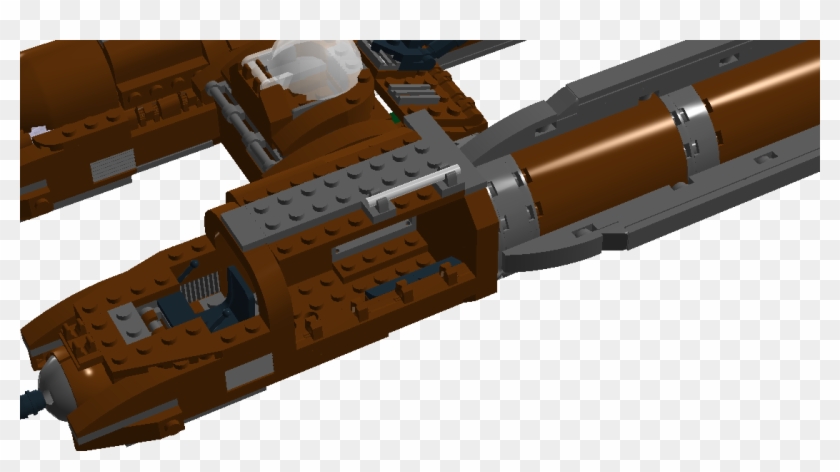 Here You See The Cockpit And The Port Astromech Bay - Spaceplane Clipart