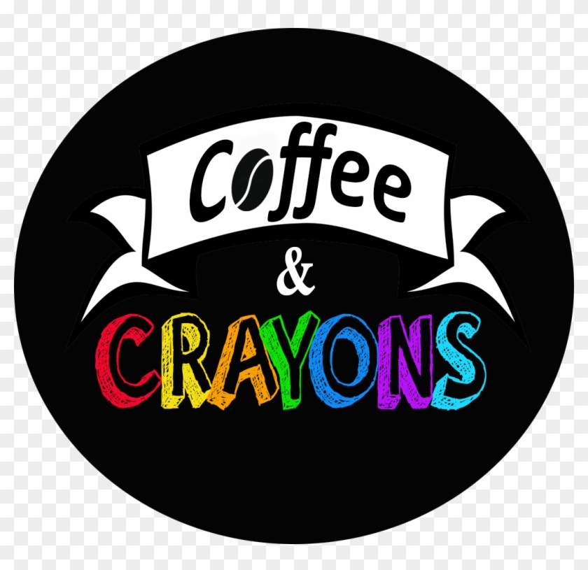 Coffee And Crayons Cafe Logo - Circle Clipart #378038