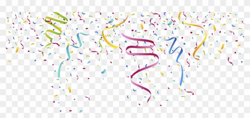 Confetti Clipart Confetti Falling - Visual Arts - Png Download