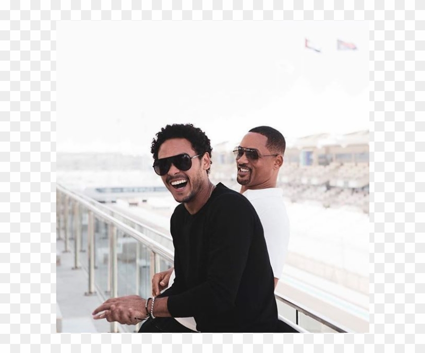 Will Smith Et Son Fils Aîné Trey - Smith And His Son Trey Clipart