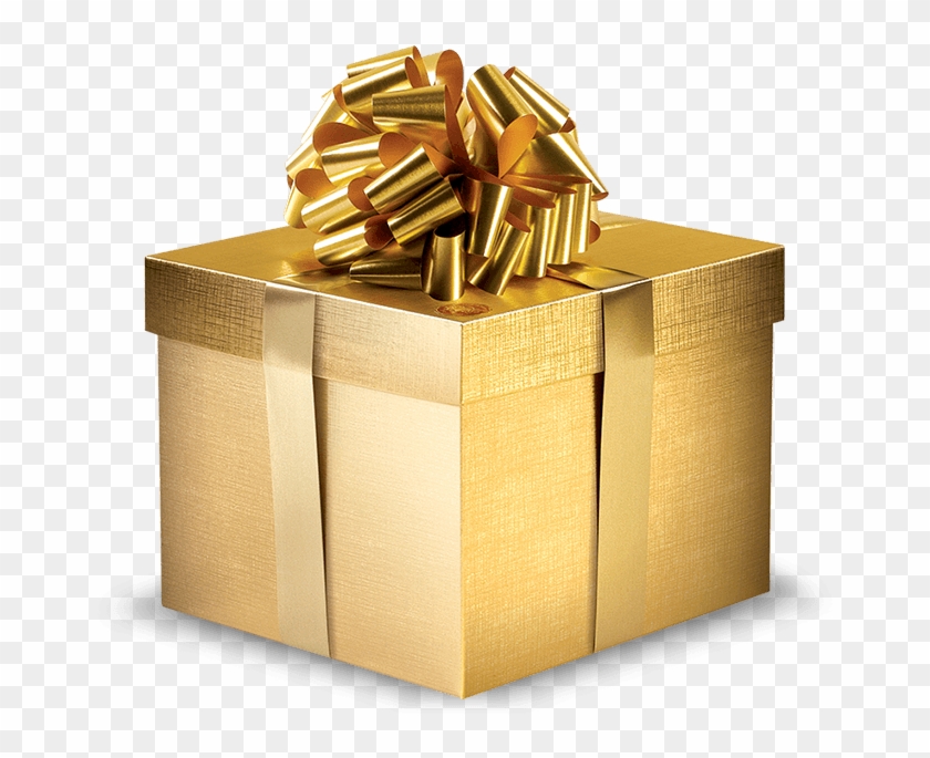 Clip Art Transparent The Making Of A Love Story - Gold Gift Box Png