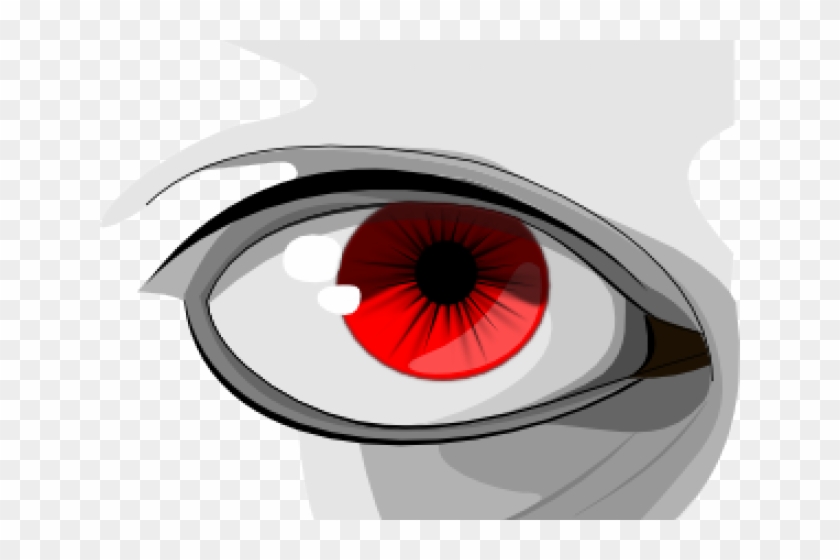 Red Eyes Clipart Angry - Eye Clip Art - Png Download #379289