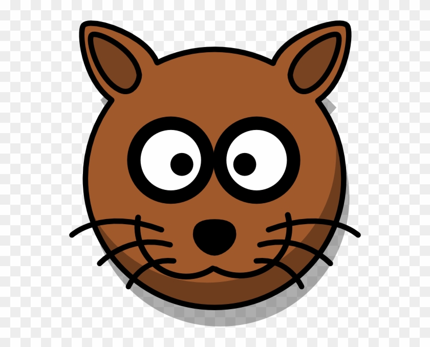 Image Stock Cat Head Clipart - Cartoon Leopard - Png Download