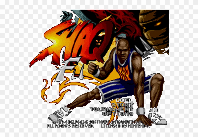 2017 - Shaq Fu Clipart
