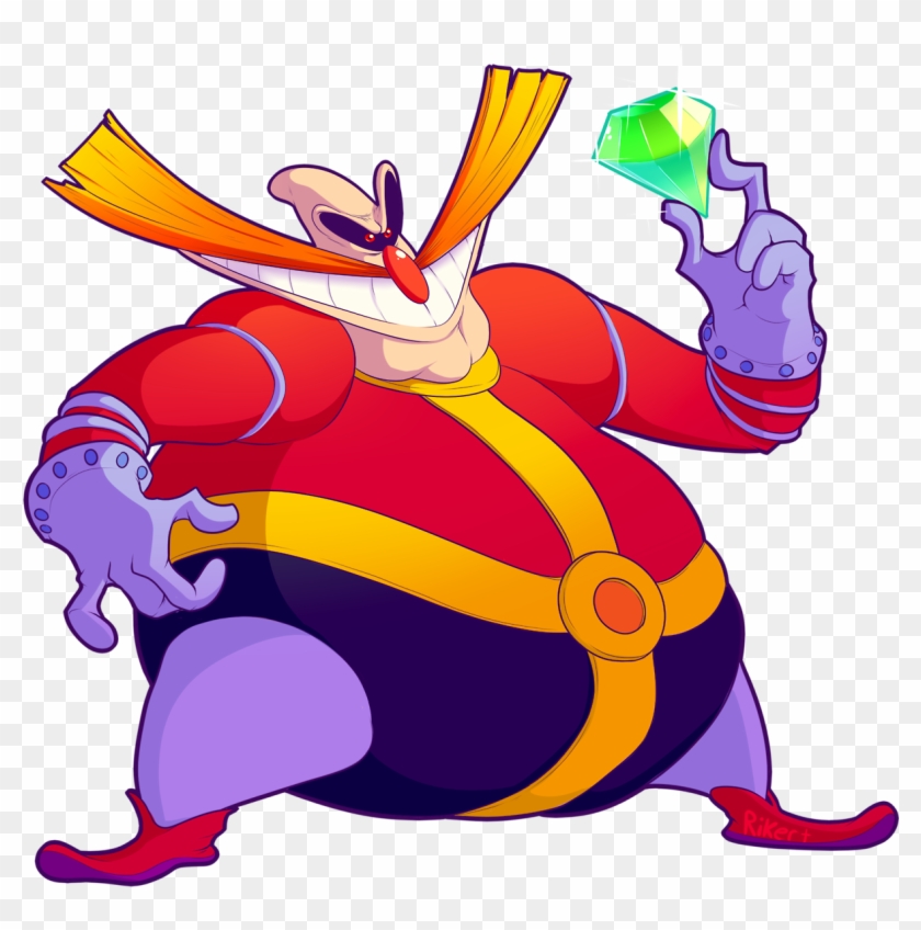 “gotta Get Them Emeralds Twitter / Commissions / Patreon - Dr Robotnik Clipart #379672