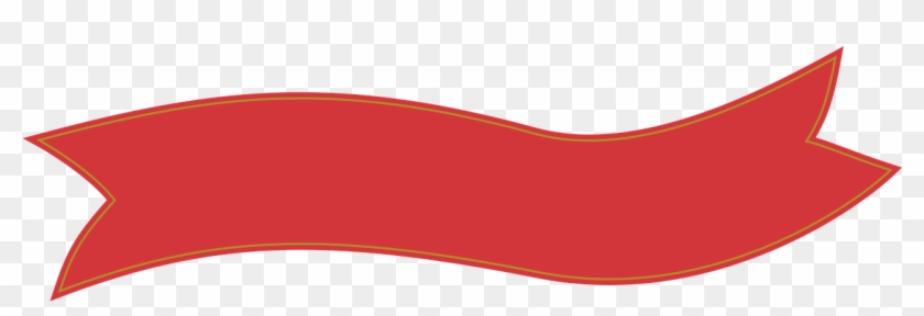 Red Banner Transparent - Banner For Name Png Clipart
