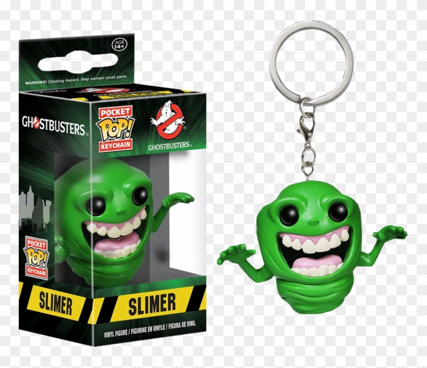 Slimer Pocket Pop Vinyl Keychain - Funko Pop Keychain Slimer Clipart