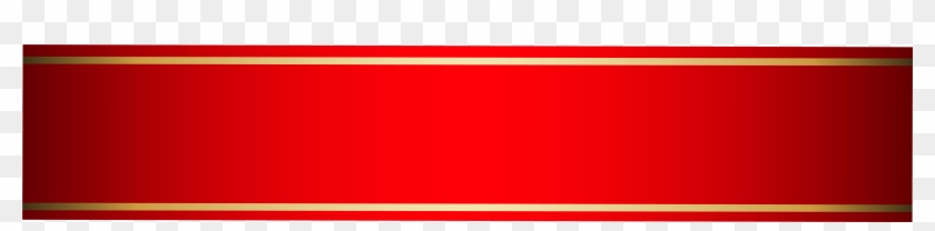 Title-ribbon - Red Gold Ribbon Png Clipart