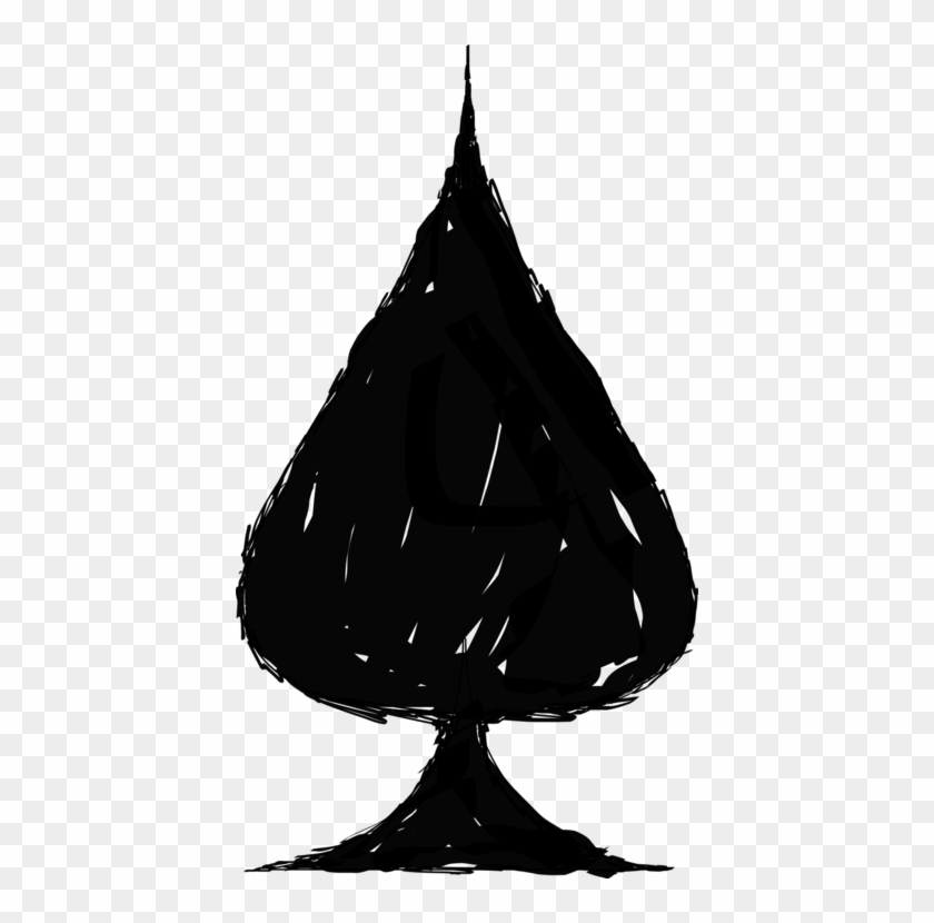 Ace Of Spades Playing Card War - Ace Of Spade Png Clipart