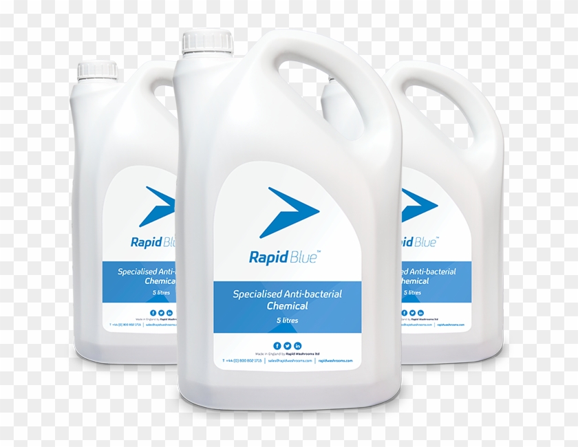 Blue Water Anti-bacterial Toilet And Urinal Cleaning - Label Clipart #3700391