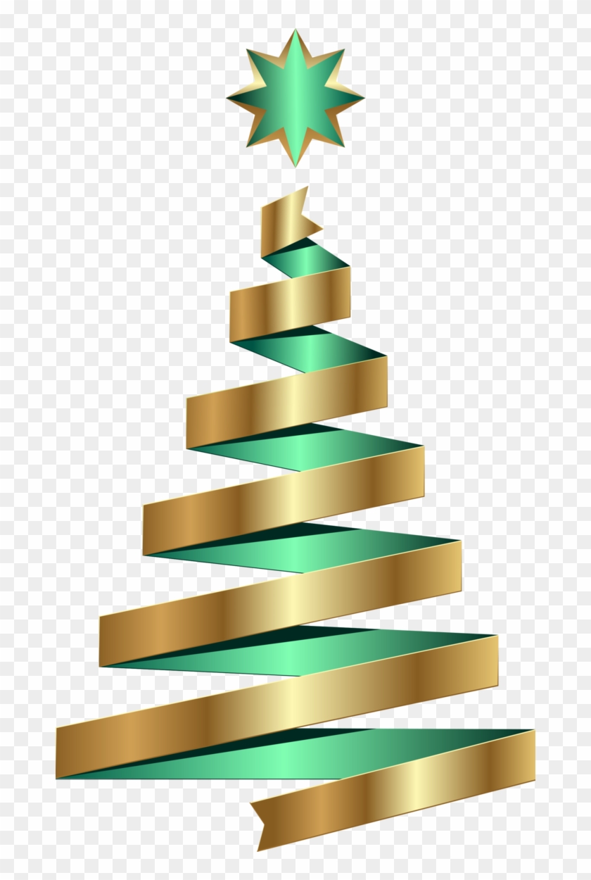 Imágenes De Árboles De Navidad - Red And Gold Christmas Tree Png Clipart