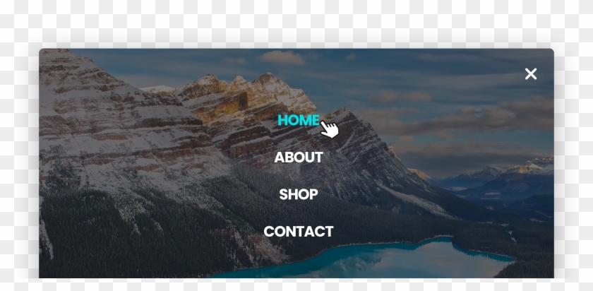 Mobile Menu Search - Peyto Lake Clipart #3701188