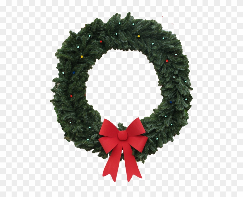 Wreath - Transparent Holiday Wreath Png Clipart
