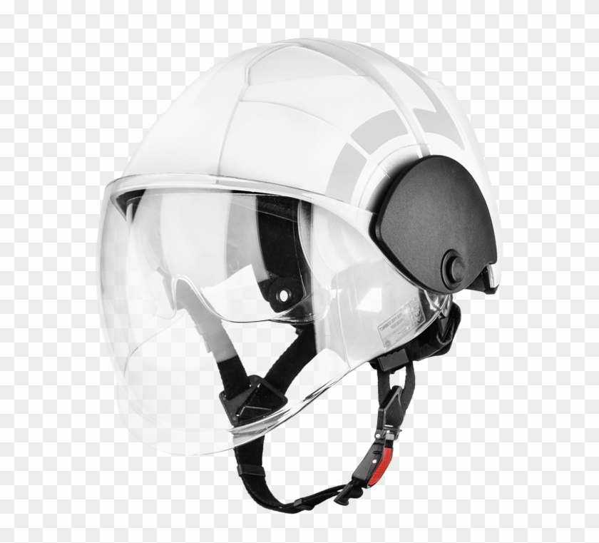 White - Motorcycle Helmet Clipart #3701638