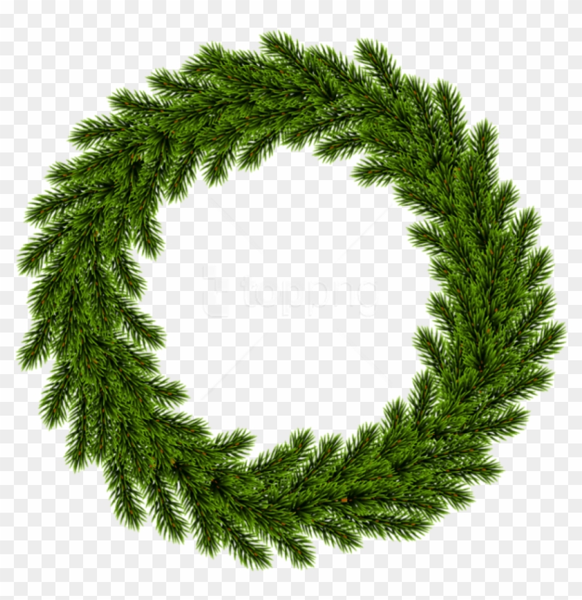 Free Png Pine Wreath Png Images Transparent - Pine Wreath Png Clipart
