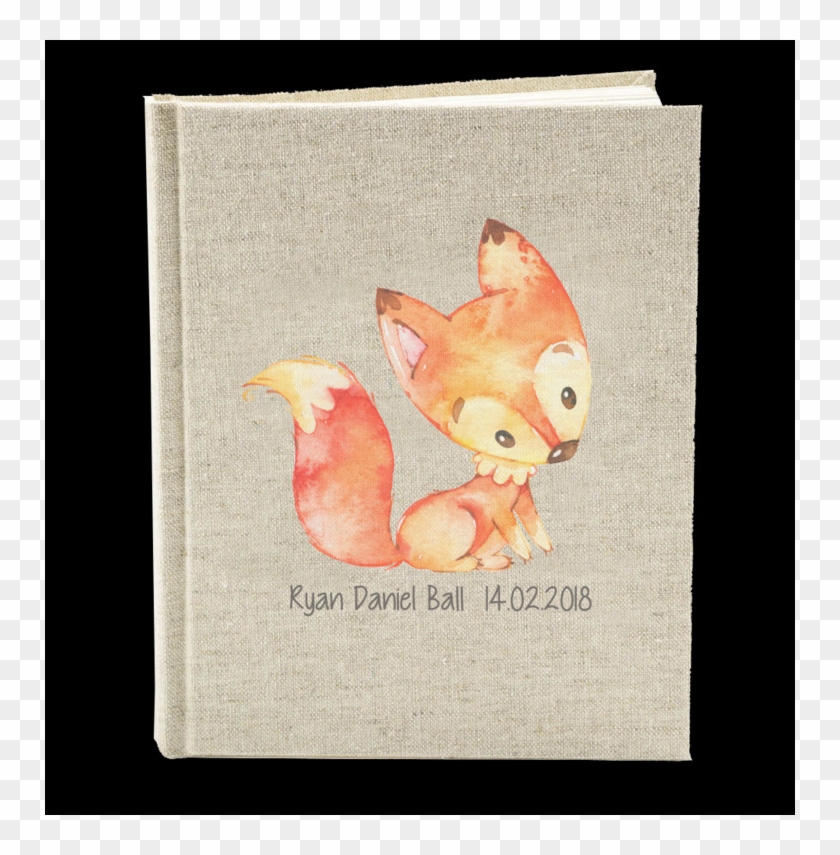 Baby Fox With Name - Illustration Clipart #3701690