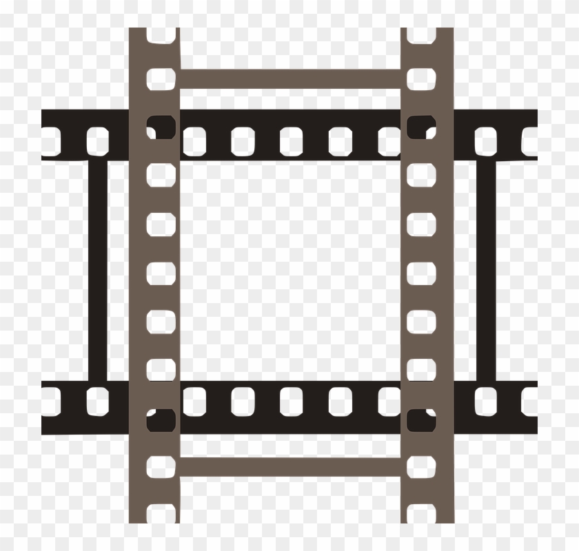 Frame Decorative Movie Cinema Empty Frame Film - Bingkai Film Clipart #3701703