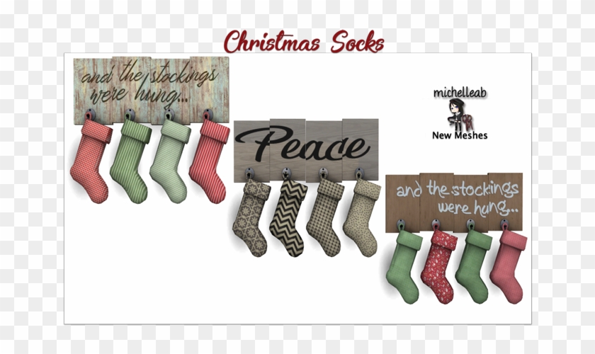 Santa Saturday Week 2 At Hell Has Spoken Christmas - Sims 4 Christmas Stockings Clipart #3701777