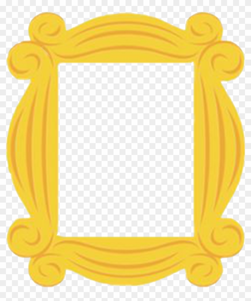 #frame #friends #movie #picture - Picture Frame Clipart