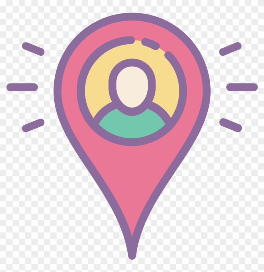 Location Clipart Location Pointer - Ubication Icon Png Pink Transparent Png #3702251