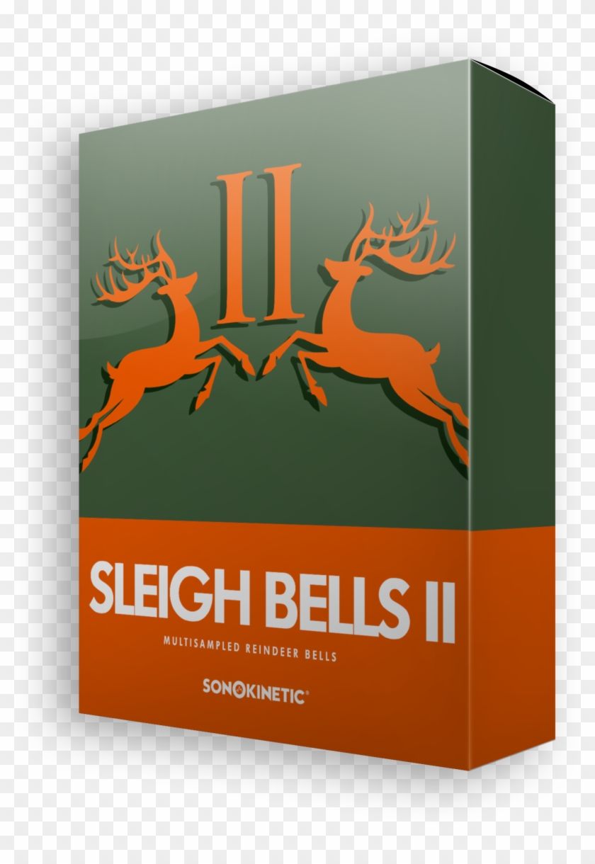 Sleigh Bells Ii - Deer Clipart #3702357