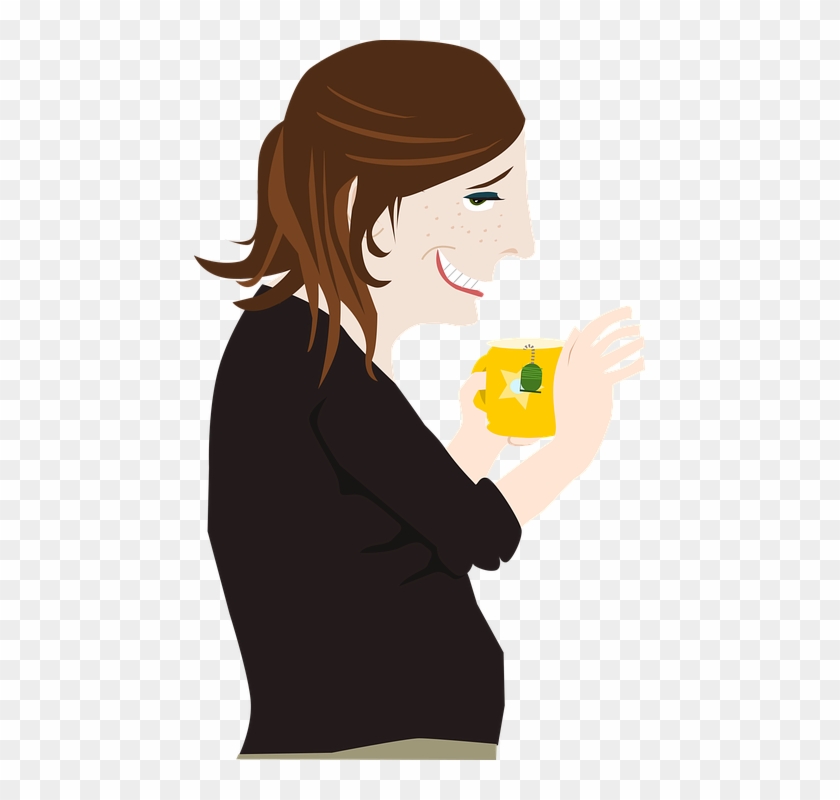 Office Business Worker Computer Colleagues Woman - Cartoon Clipart
