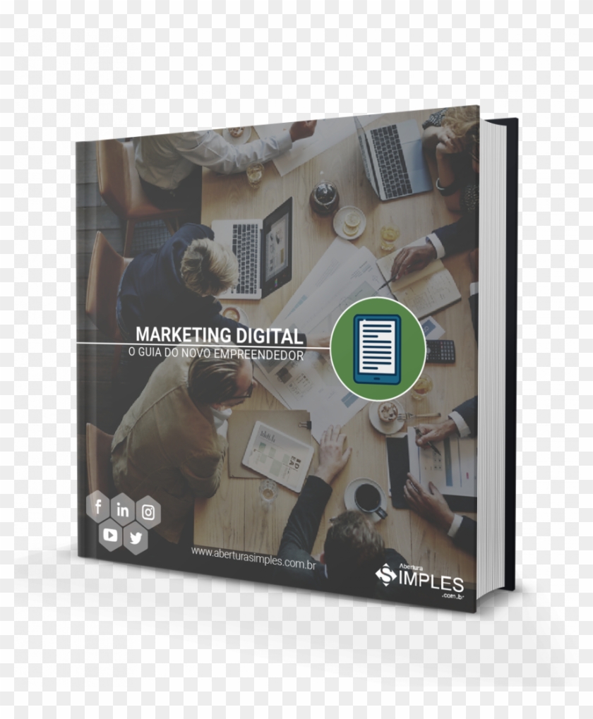 Capa Ebook Marketing Digital - Roi Quality Management Clipart #3702463