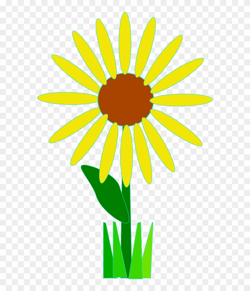Flower Art Png - Easy Flowers Clipart #3702578