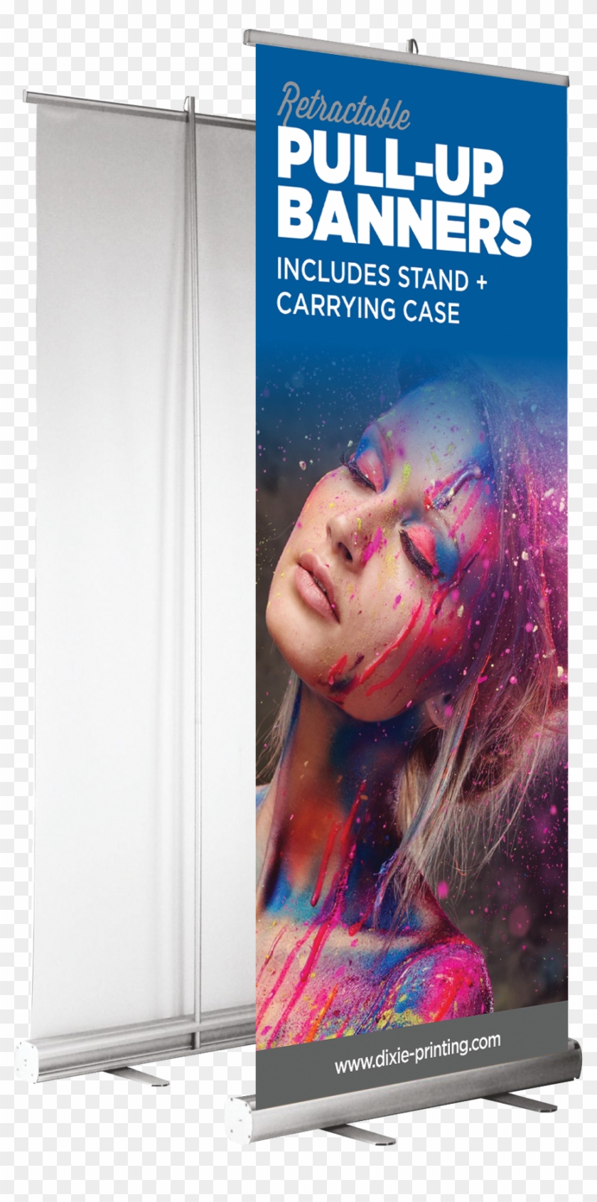 Retractable Pull-up Banners Stand Clipart