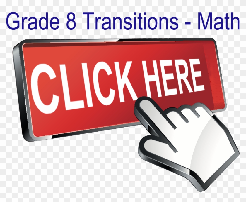 Grade 6 8 Transition Math - Button Clipart #3702706