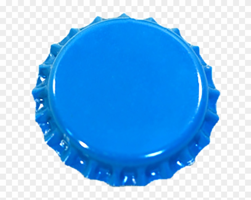 Novo Item De Cor Azul De Metal Garrafa De Cerveja Cap - Beer Bottle Cap Png Clipart