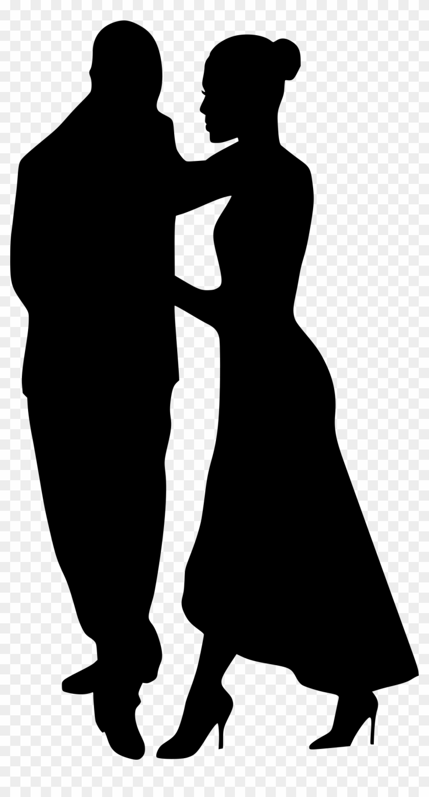 This Free Icons Png Design Of Dancing Couple 6 - Black Couple Dancing Silhouette Clipart