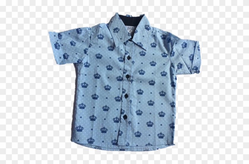 Camisa Social Curta Azul Clara - Blouse Clipart #3702990