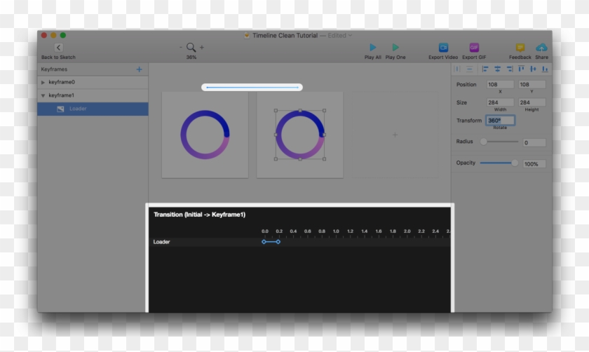 The Arrow Stands For The Transition, The Timeline Gives - Multimedia Software Clipart #3703028