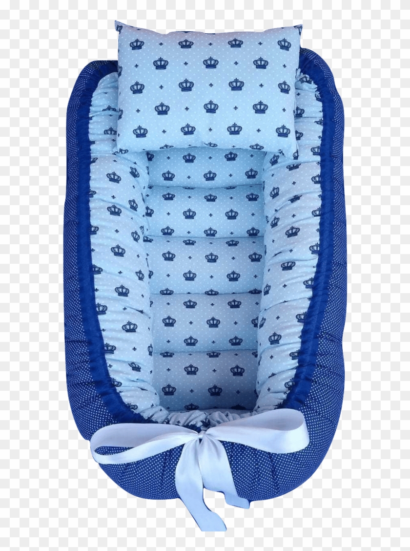 Ninho Redutor De Berço Dupla Estampa Poá Tamanho G - Car Seat Clipart #3703113