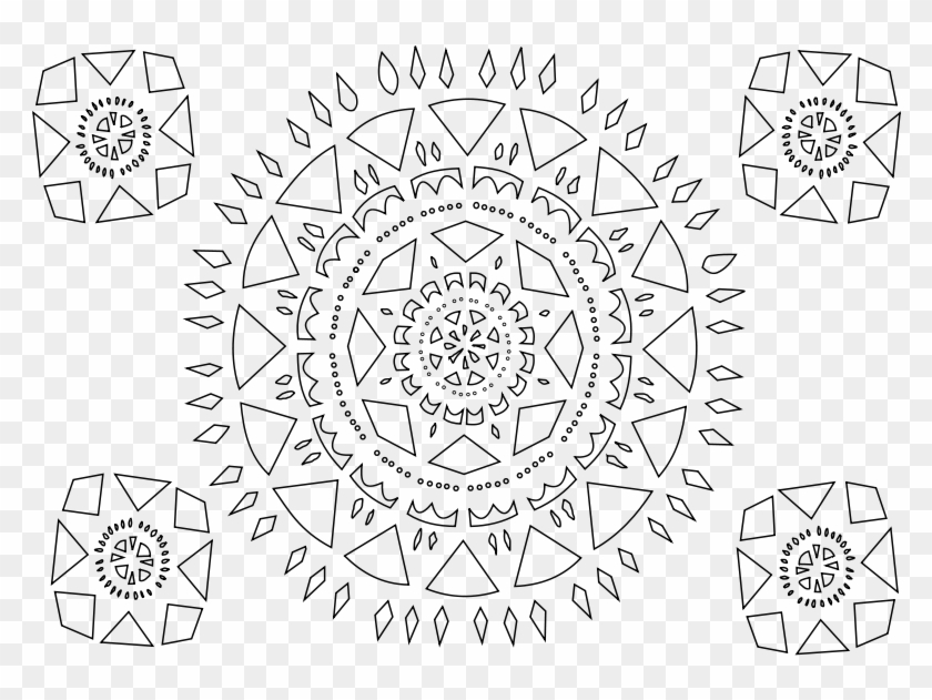 Papel Pikado Linea - Circle Clipart #3704016