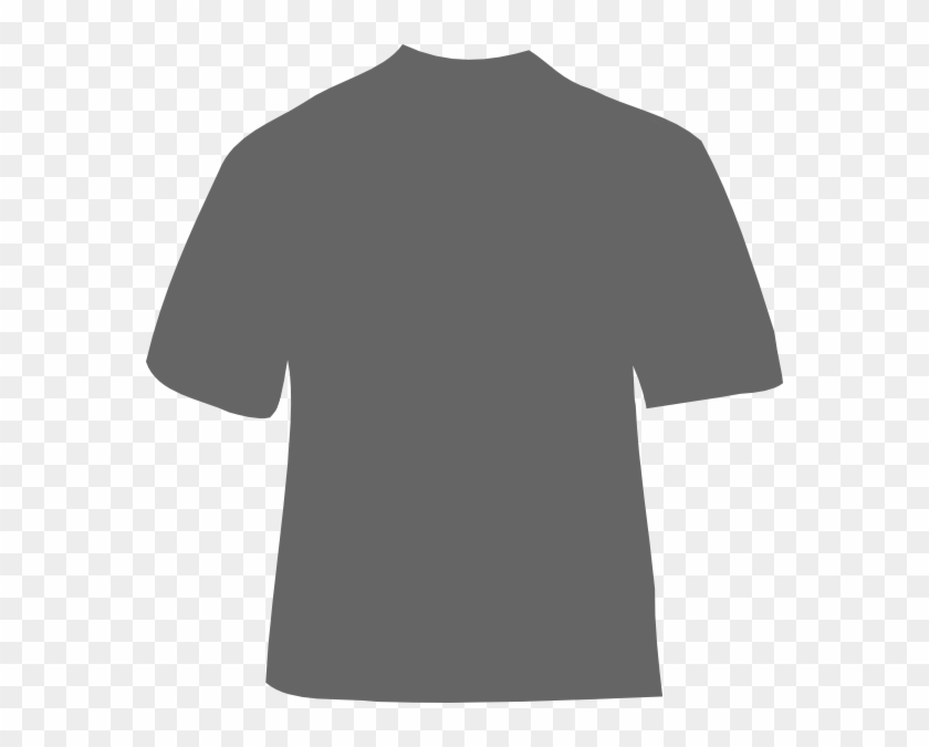Blank Black T Shirt Clipart #3704789