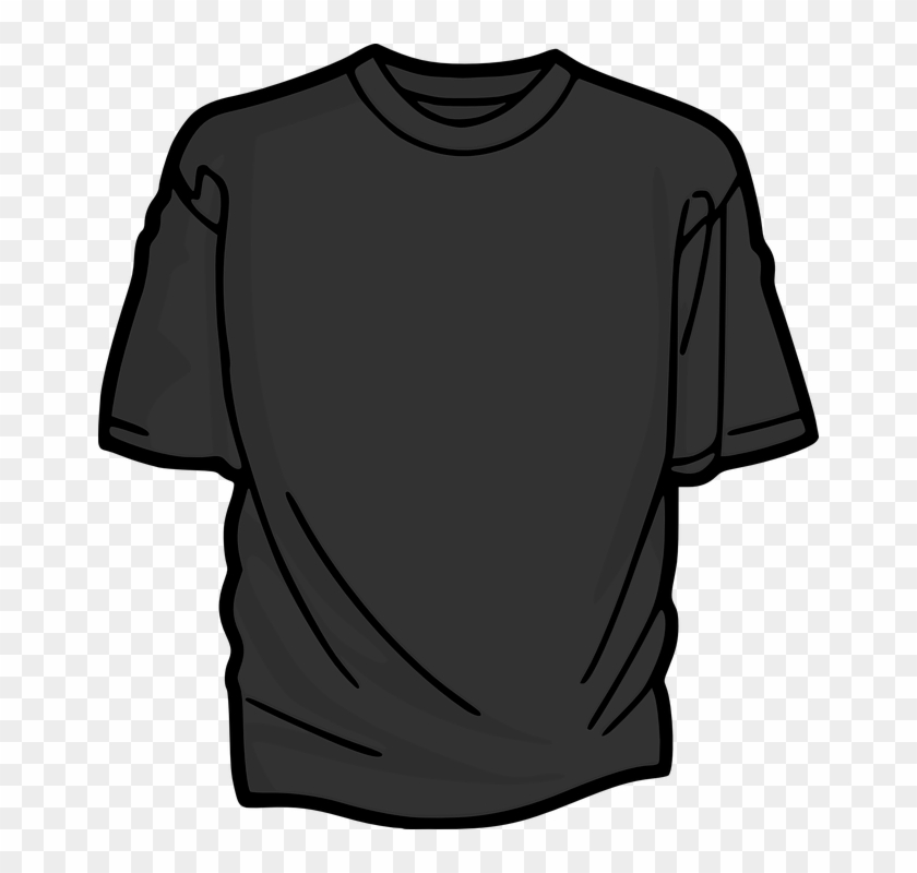 T-shirt Shirt Clothing Grey Gray Black - T Shirt Clip Art - Png Download #3704903