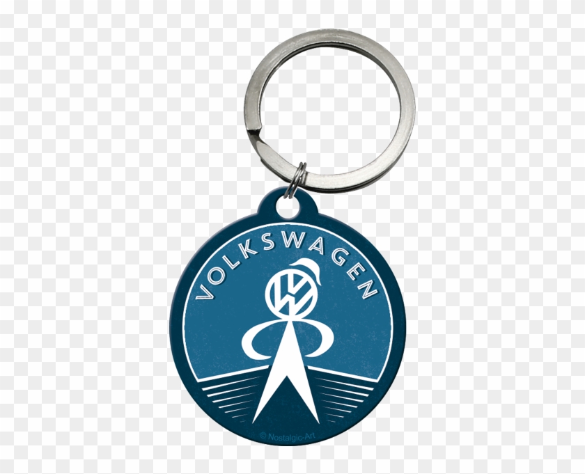 Nostalgic Art Metal Keyring Volkswagen Retro Logo - Brelok Do Kluczy Vw Clipart