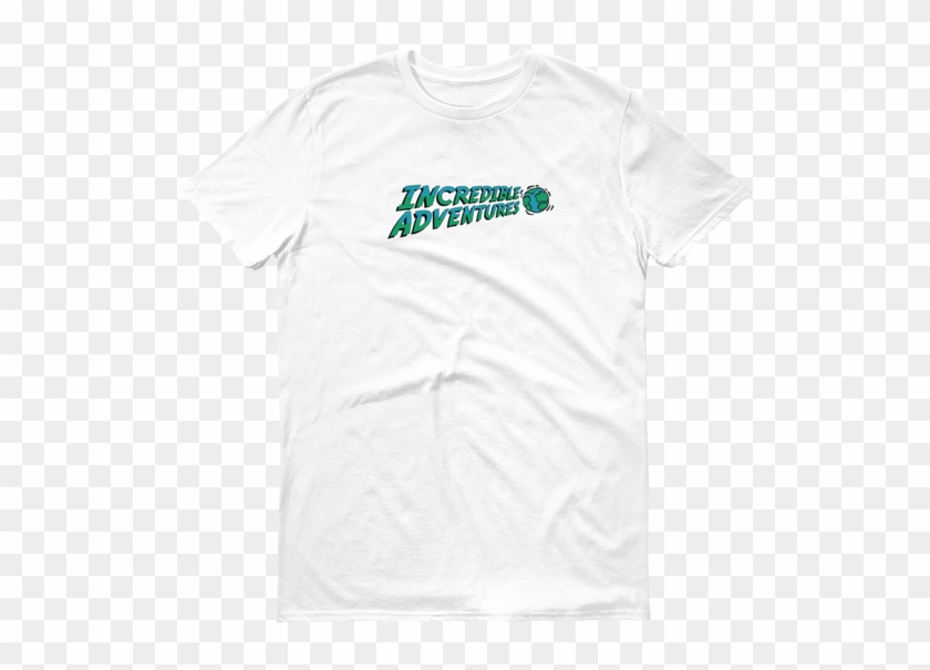 Incredible Adventures Men's Retro Logo Tee In White - Active Shirt Clipart #3705789