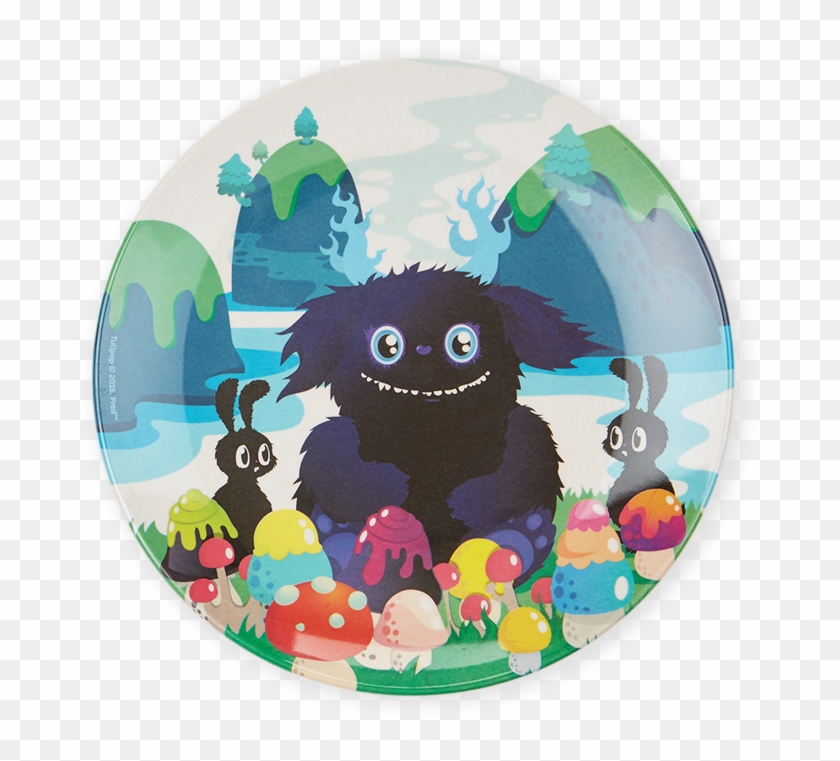 Fred Bamboo Plate - Cartoon Clipart #3706434