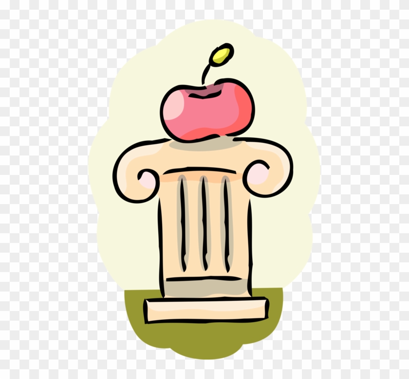 Vector Illustration Of Education And Learning Apple Clipart