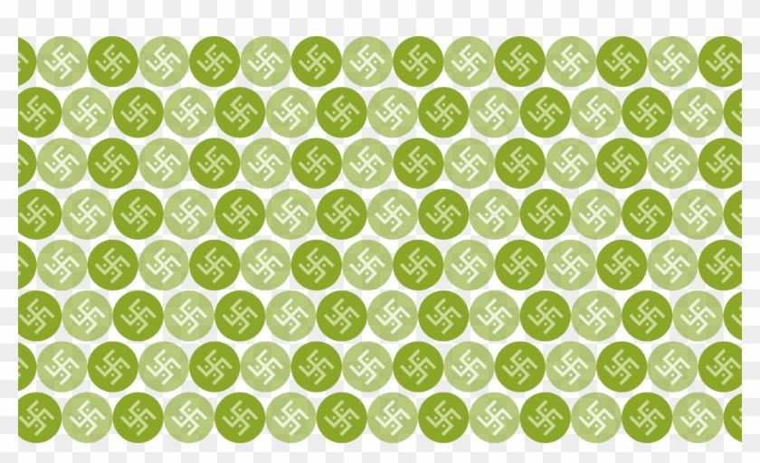 Green, Yellow, Pattern, Leaf, Line, Design, Textile, - Circle Clipart
