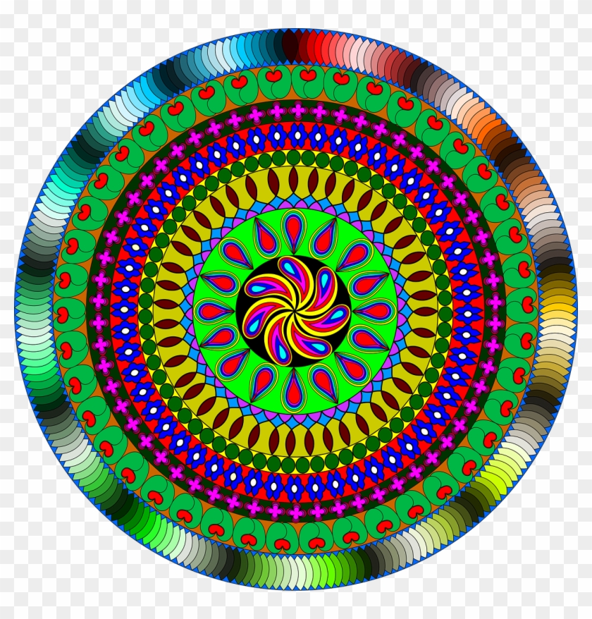 Mandala Indian India Colour Png Image - Mandalas Para La Salud Clipart #3706605