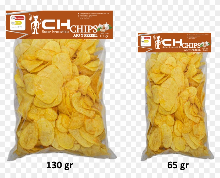 Bolsa De Papas Doradas Clipart