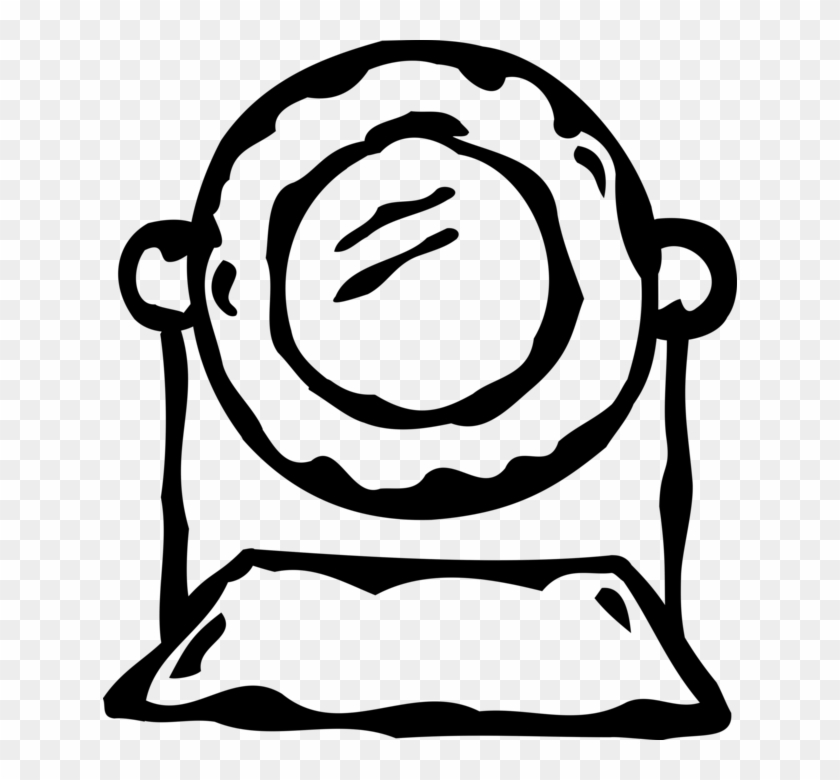 Vector Illustration Of Personal Grooming Makeup Mirror Clipart